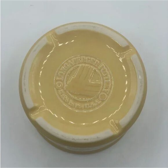 Longaberger Pottery Woven Traditions Butternut Yellow 1 Pint Crock Canister - Picture 5 of 6